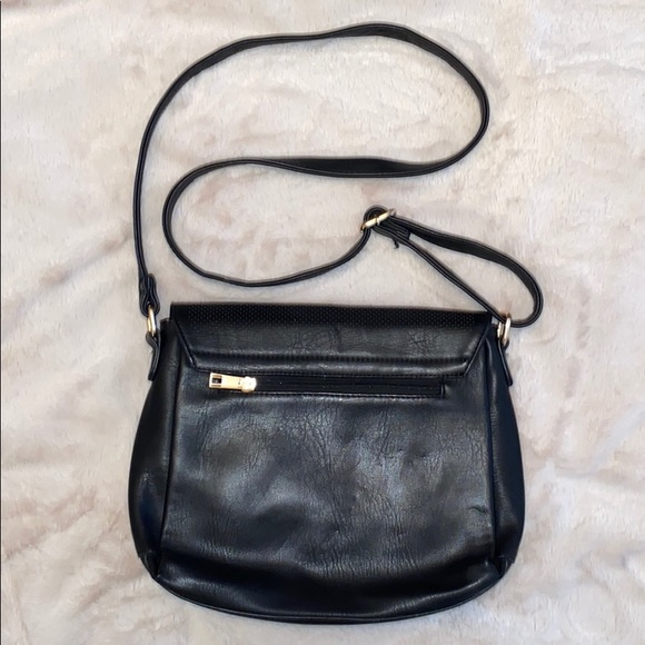 Black Crossbody Leather Purse - Picture 2 of 7
